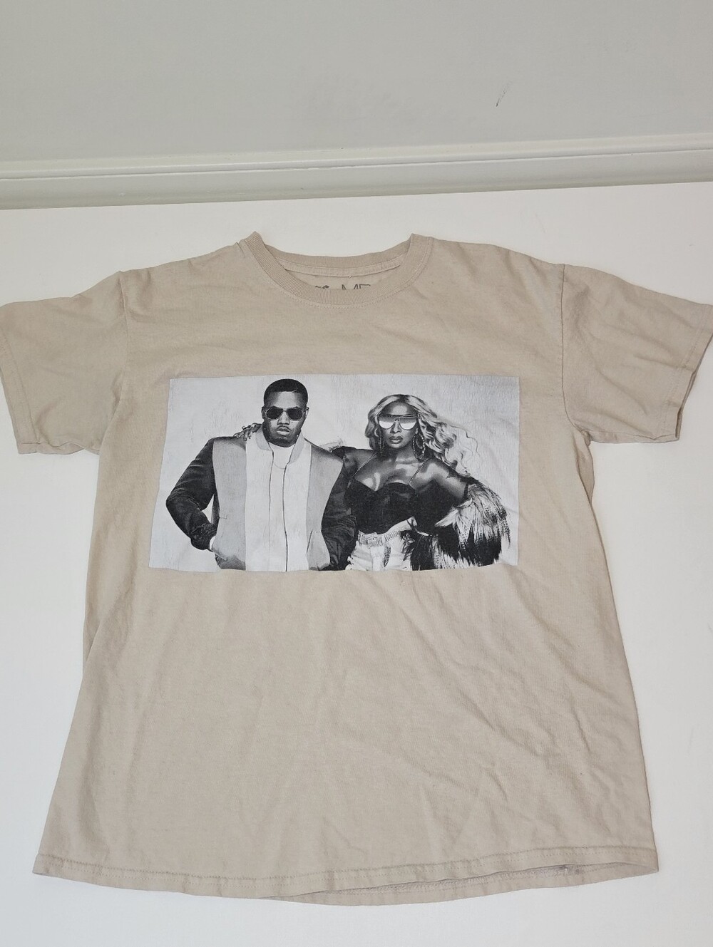 Nas x Mary J Blige 2019 Royalty Tour Hip Hop R&B Concert Tee M